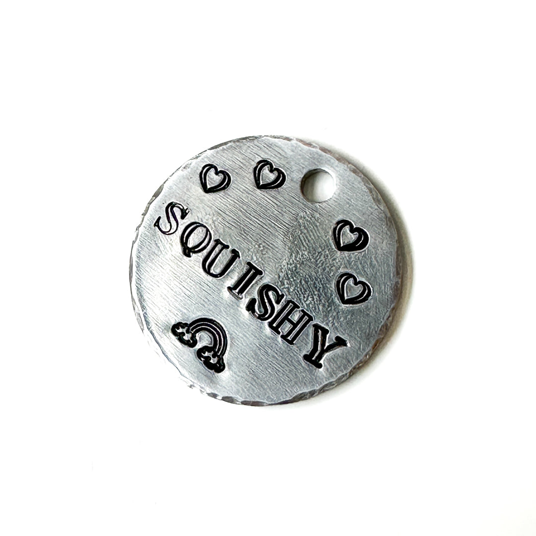 Rainbow and Love Metal Tag