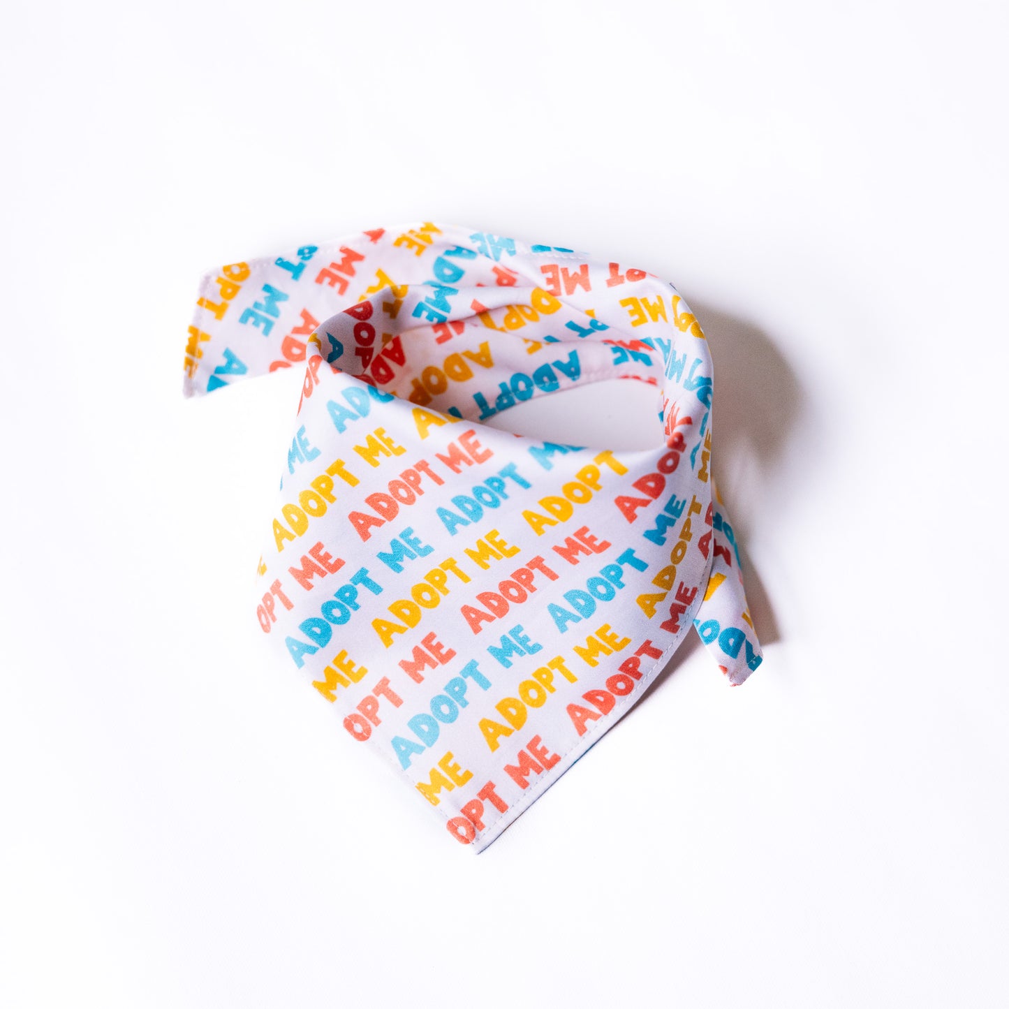 Adopt Me Teal + Orange Text Bandana