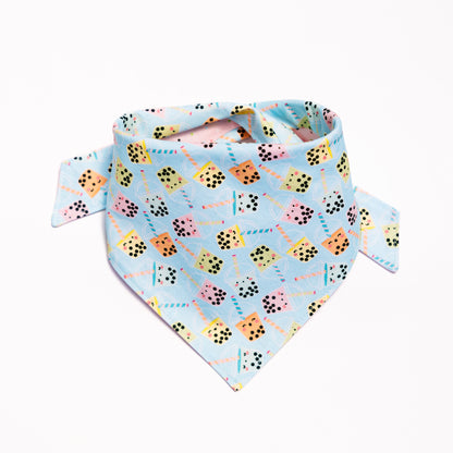 Bubble Tea Bandana (reversible)