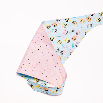 Bubble Tea Bandana (reversible)