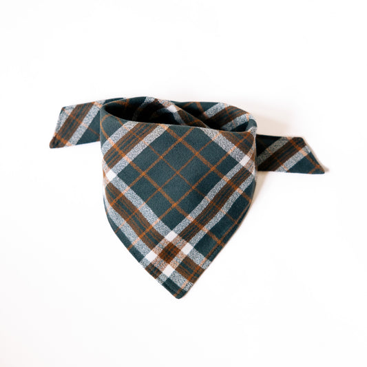 Oregano Plaid Flannel Bandana