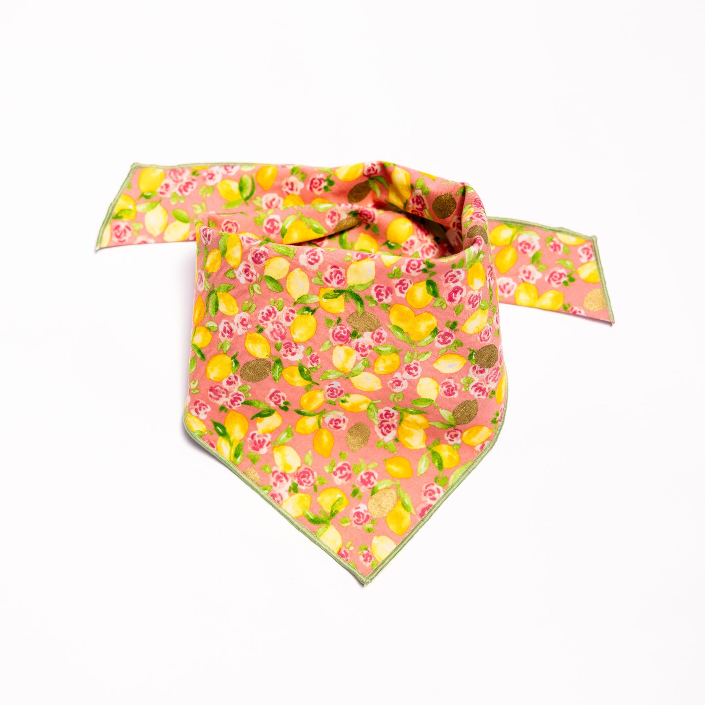 Summer Lemons on blush Bandana