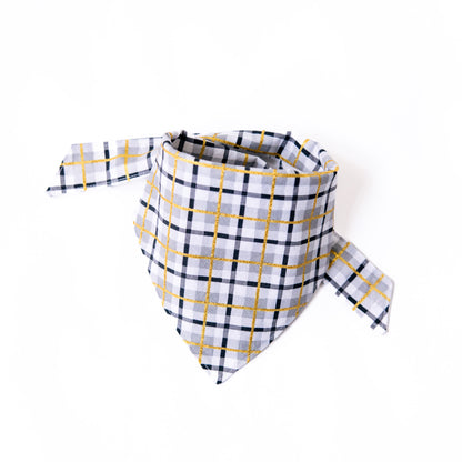 Classic Holiday Trees -  Reversible Plaid Bandana