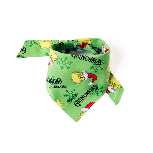 Merry Grinchmas reversible Bandana