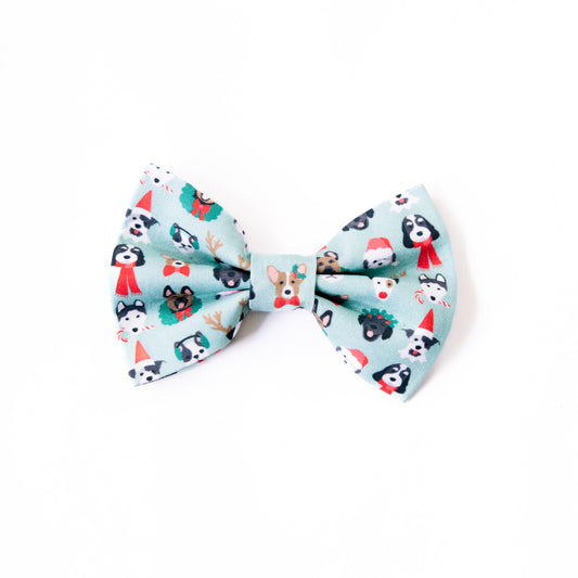 Christmas Puppies Bow tie