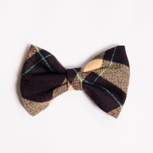 Caramel Chocolate Flannel Bow tie