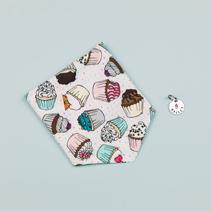 Cupcake Metal Tag