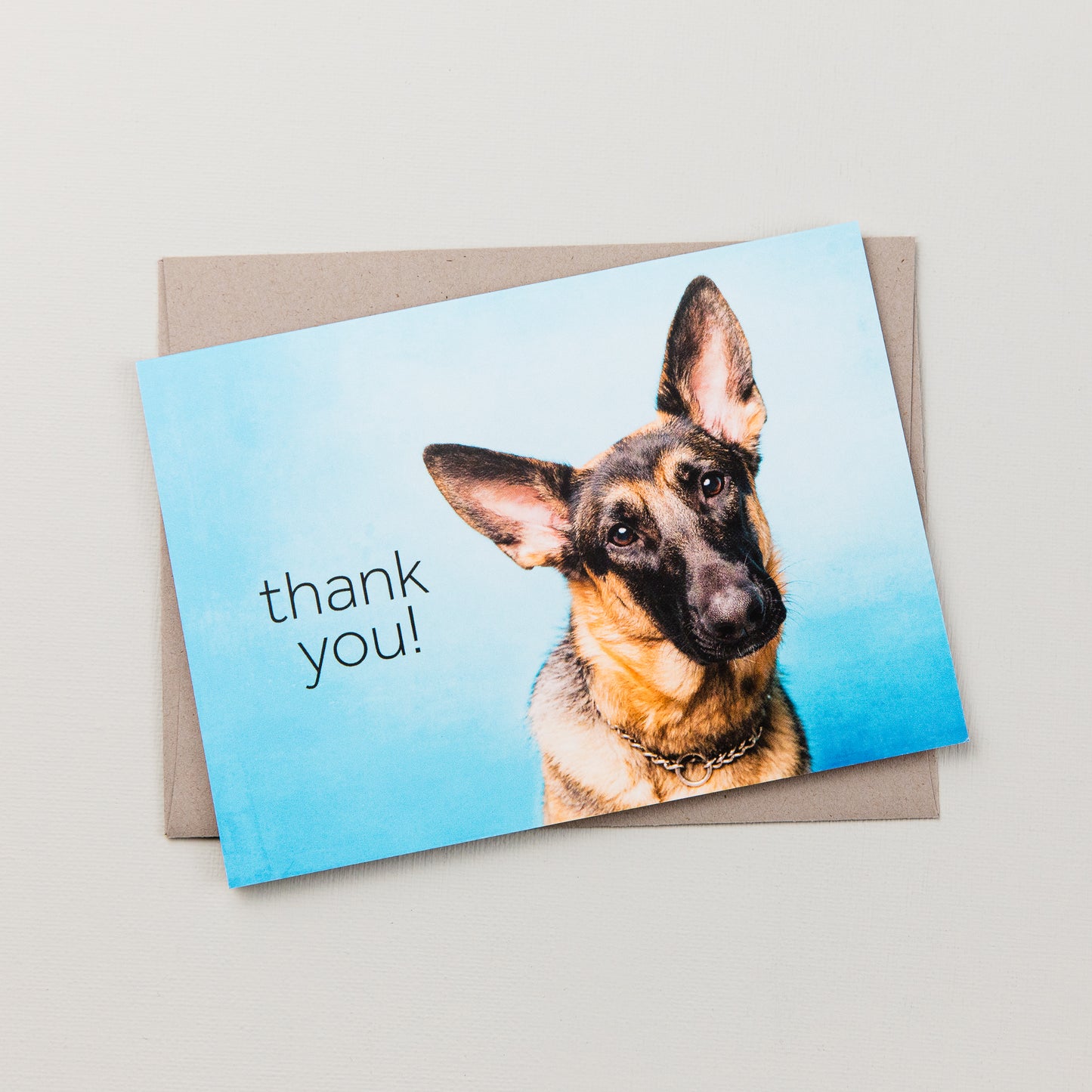 German Shepherd Thank you Card