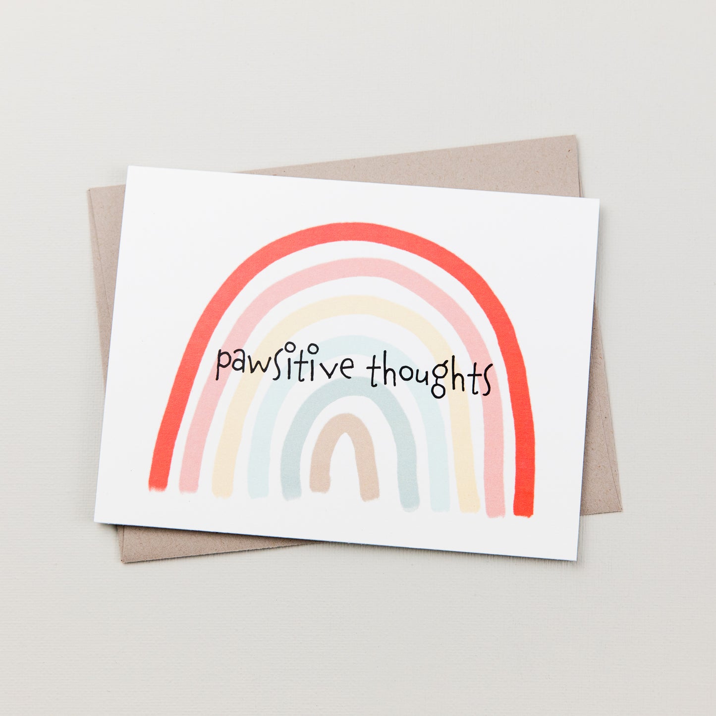 Pawsitive Thoughts Card