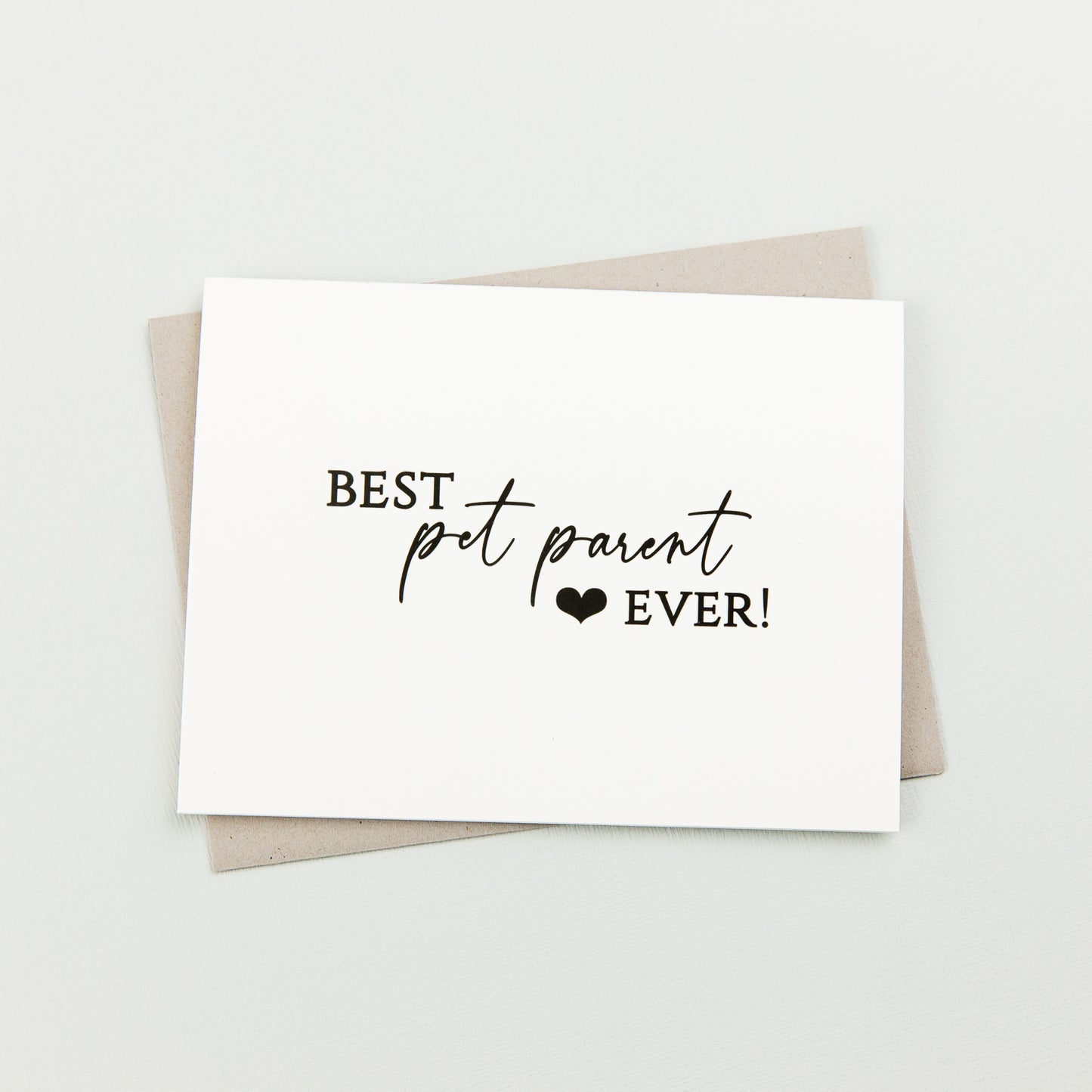 Best pet parent ever card