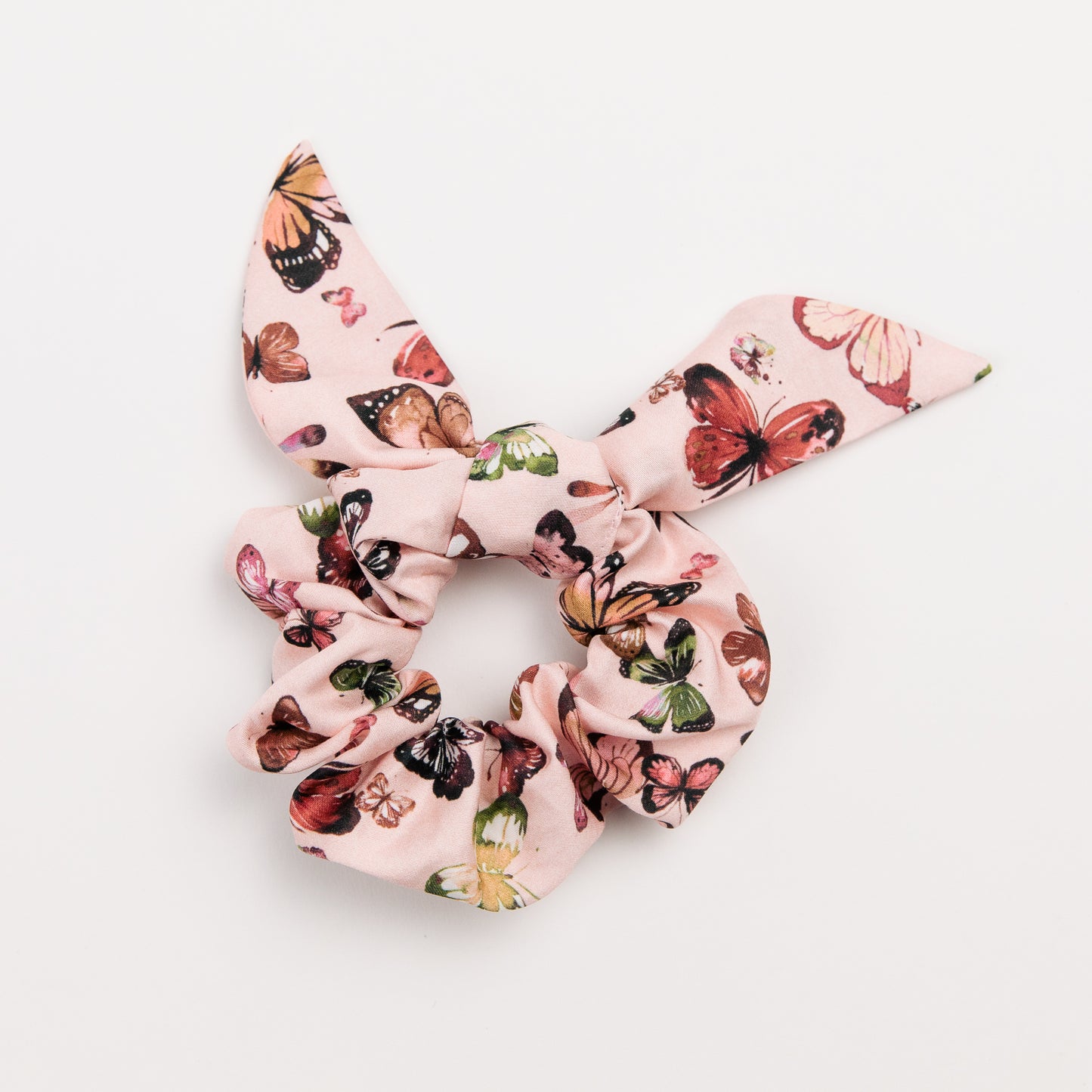 Pink Butterflies Scrunchie